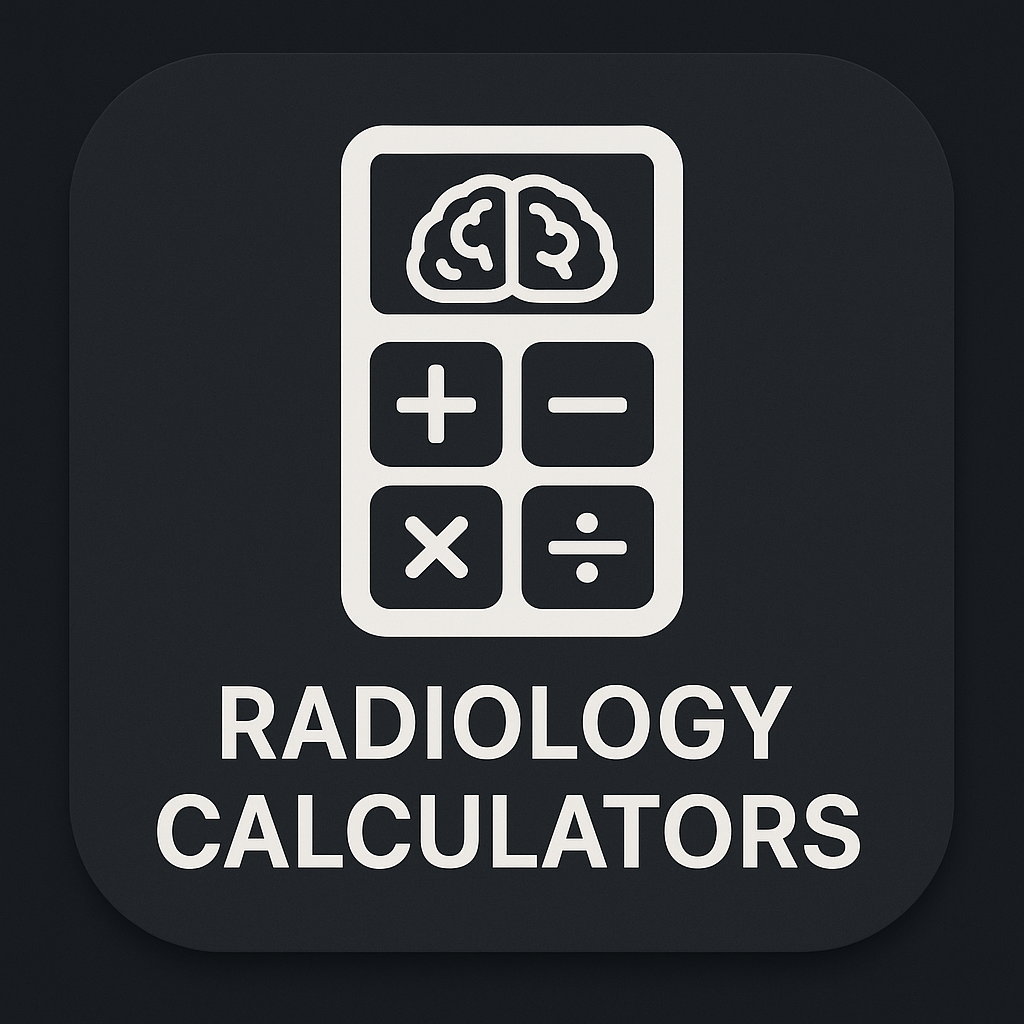 Radiology Calculators